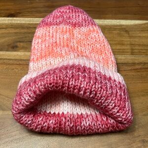 Handmade Pink Ombré Beanie